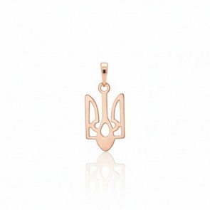 Позолочений кулон "Тризуб" Xuping 3002 фото | Brulik