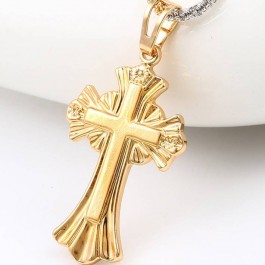 Чудесный позолоченный крестик 32668