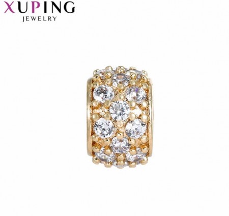 Позолоченный кулон шарм Xuping 36113-белые фианиты фото | Brulik