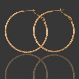 Позолоченные серьги-кольца  XP 20305