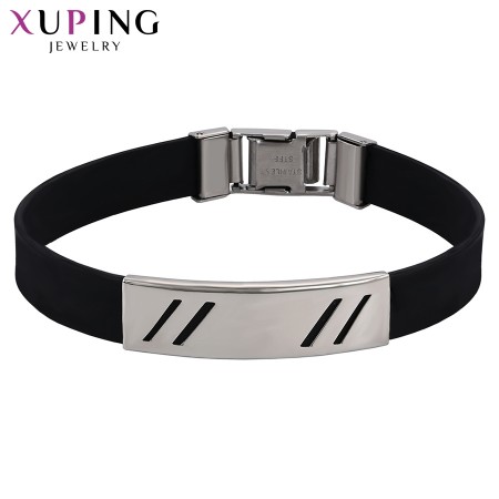 Браслет каучуковый Xuping  76253 фото | Brulik