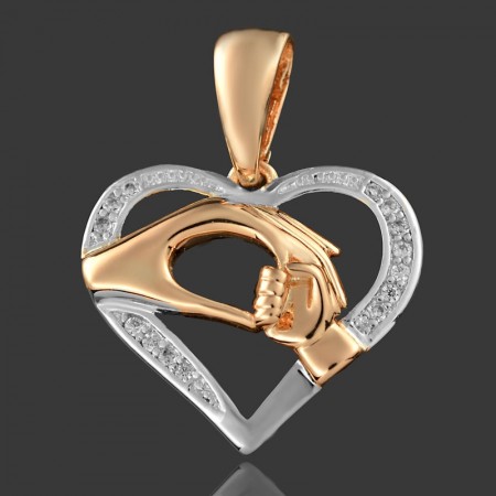 Позолоченный кулон Fallon 96200527 фото | Brulik