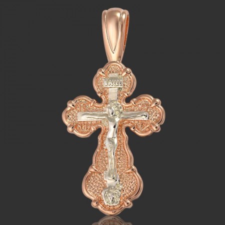 Позолоченный крест Fallon 96100326 фото | Brulik