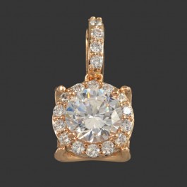 Позолоченный кулон Xuping 3735-белый