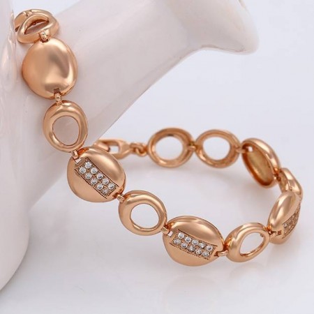 Стильный браслет с фианитами оптом 73855 фото | Brulik