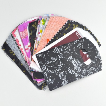 Пакет подарочный 9*15 в ассортименте(5 шт) фото | Brulik