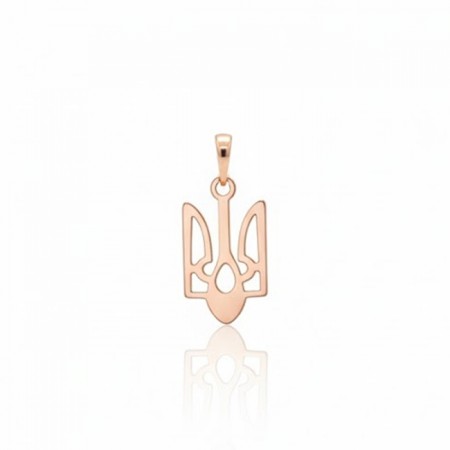 Позолочений кулон "Тризуб" Xuping 3002 фото | Brulik