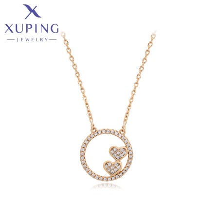 Позолочений  ланцюжок з кулоном  Xuping X000005390 фото | Brulik
