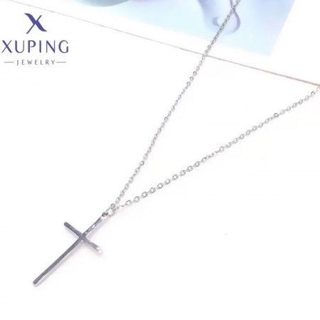 Сталевий ланцюжок з хрестиком  Xuping 40089 фото | Brulik
