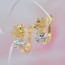 Изысканные серьги ХР 10-2038-белый фото | Brulik