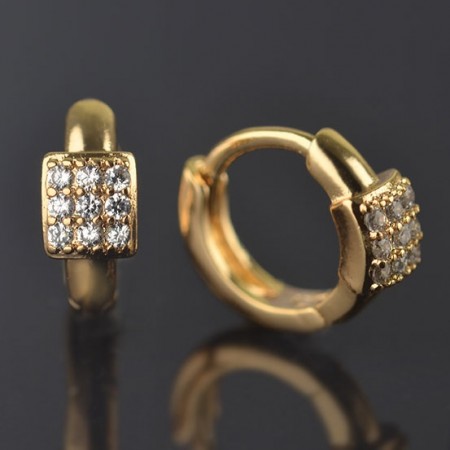 Позолоченные серьги  XP 9023 фото | Brulik