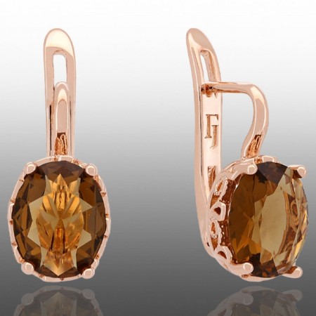 Позолочені сережки  Fallon 82283083 фото | Brulik