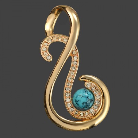 Позолоченный кулон Fallon 8620289 фото | Brulik