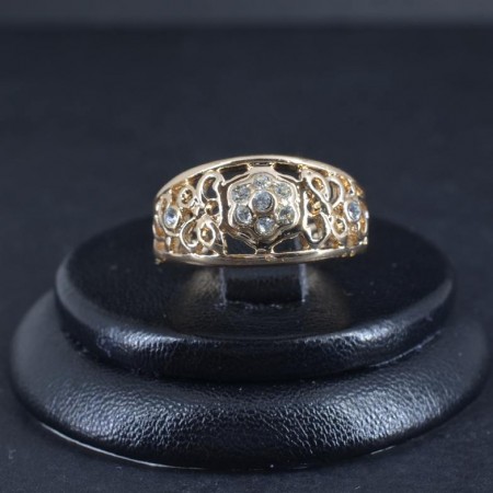 Позолоченное кольцо Fallon 8325103 фото | Brulik