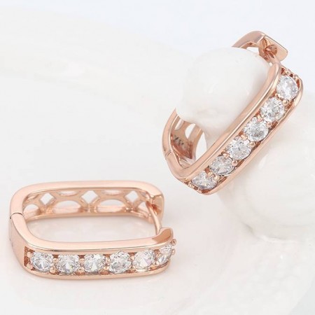 Прелестные серьги с фианитами оптом 24391 фото | Brulik