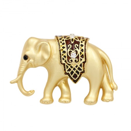 Брошь "Слон" 8495 фото | Brulik
