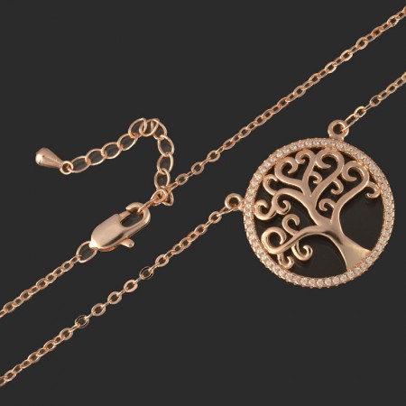 Позолоченная цепочка с кулоном Fallon 81200353 фото | Brulik