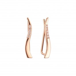 Позолочені сережки кафи Fallon 82202276