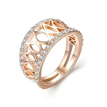 Позолоченное кольцо Italina 89148 фото | Brulik