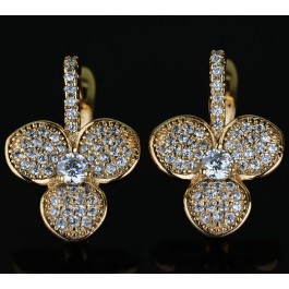 Позолоченные серьги 9876