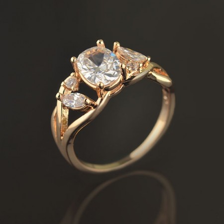 Позолоченное кольцо Fallon 83200003 фото | Brulik