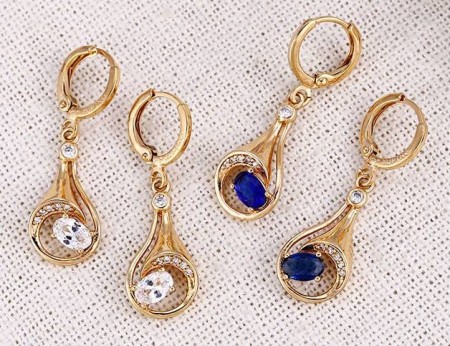 Креативные серьги 26774-белый фото | Brulik