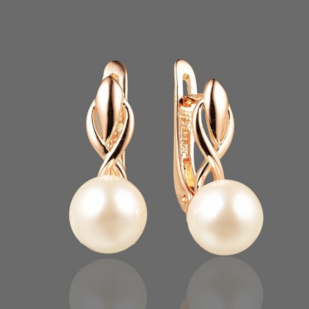 Позолочені сережки Fallon 82202531 фото | Brulik