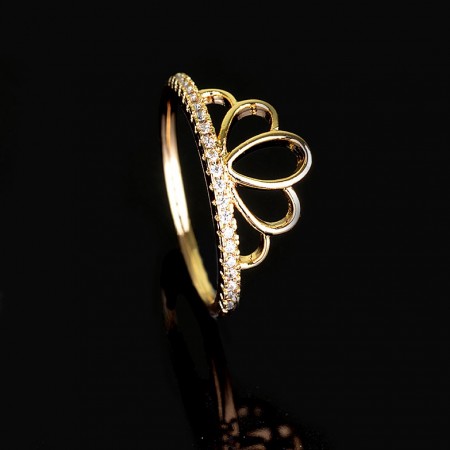 Позолоченное кольцо  XP 1003 фото | Brulik