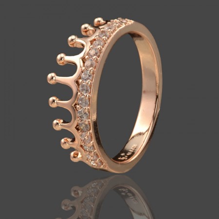 Позолоченное кольцо с фианитами Fallon 83200684 фото | Brulik