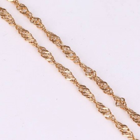 Позолоченная цепочка оптом 42878 фото | Brulik