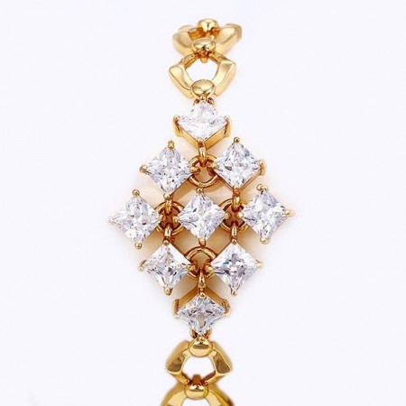 Браслет "Rombo" 73635-белый фото | Brulik