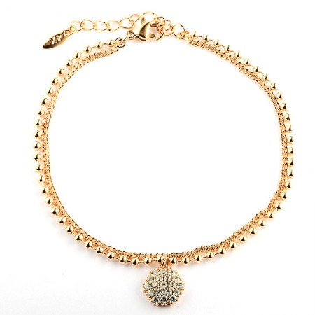 Позолоченный  браслет Xuping 7565 фото | Brulik