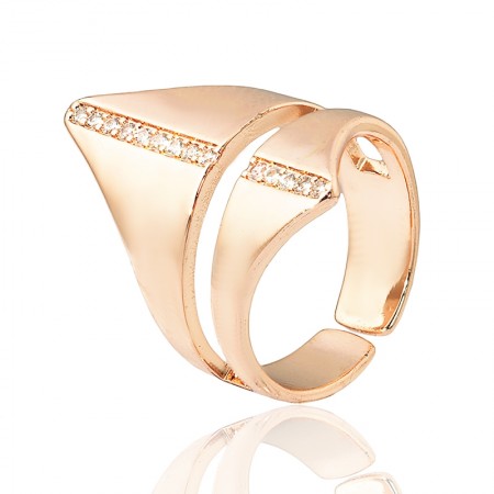 Позолоченное фаланговое кольцо Fallon 83202341 фото | Brulik