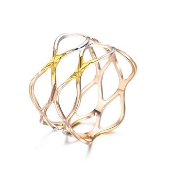 Позолоченное кольцо Italina 91478 фото | Brulik