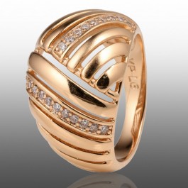 Позолочена каблучка  Xuping 10934