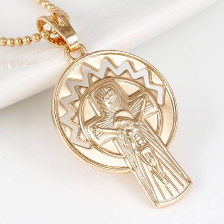 Прекрасный позолоченный крестик 32746 фото | Brulik