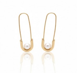 Позолочені сережки Xuping 24364 фото | Brulik