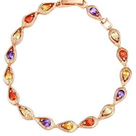 Браслет "Cascade" 72824-белый фото | Brulik