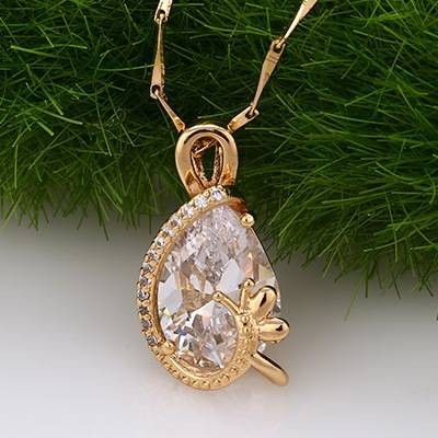 Блестящий кулон в позолоте 32272 фото | Brulik