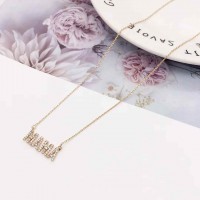 Позолочений ланцюжок "Мама" Xuping 40218 фото | Brulik