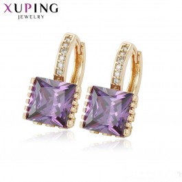 Привлекательные серьги  Xuping 27908-фиолетовый