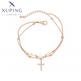 Позолочений сталевий браслет Xuping -227