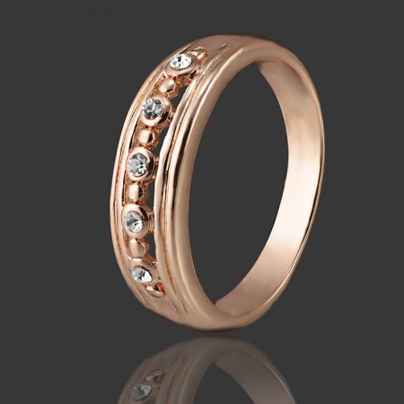 Позолоченное кольцо с фианитами Fallon 8325238 фото | Brulik