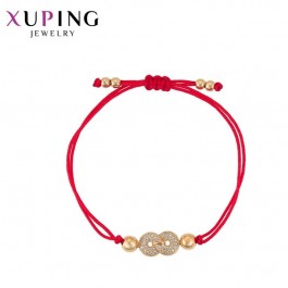 Позолоченный браслет красная нить Xuping 77079