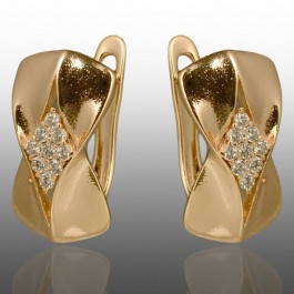 Позолочені сережки  Xuping 24758