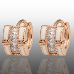 Позолочені сережки Xuping 24331 фото | Brulik