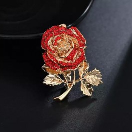 Брошь 8605-красный