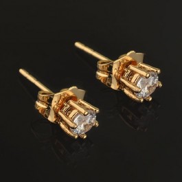 Позолоченные серьги гвоздики Xuping 9181 XS