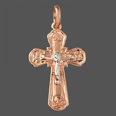 Позолоченный крест Fallon 96100322 фото | Brulik