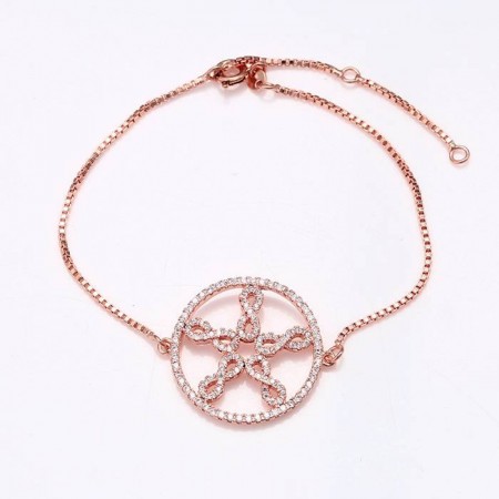 Оригинальный браслет с фианитами оптом 72620 фото | Brulik